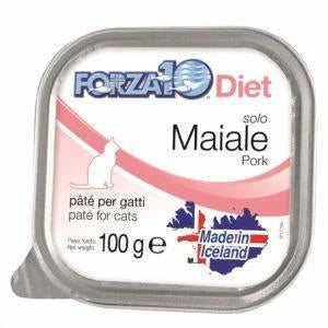Cibo Umido Per Gatti FORZA 10 CAT SOLO DIET MAIALE 32 X GR 100