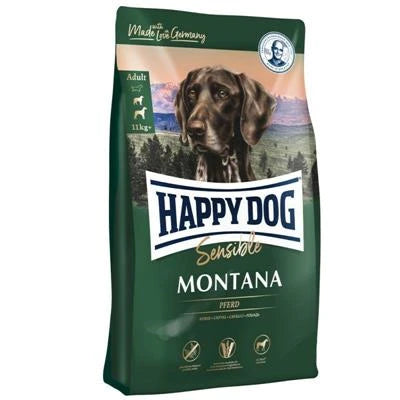 MANGIME SECCO CANI HAPPYDOG MONTANA CAVALLO/PATATE KG 10 NEW