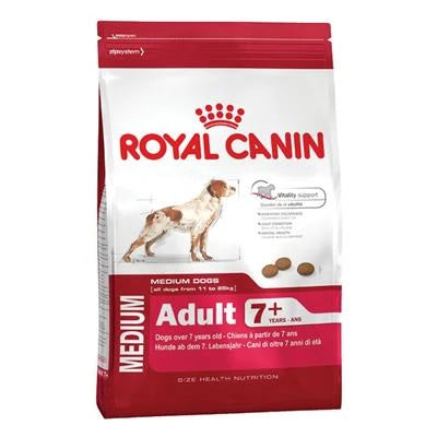 MANGIME SECCO CANI MEDIUM ADULT 7+ DOG ROYAL CANIN KG 15