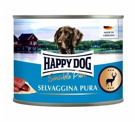 mangime umido per cani HAPPYDOG SELVAGGINA GR 200