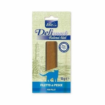 snack Per Gatti LIFECAT DELISNACK GR 15 FILETTO DI PESCE
