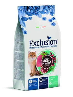 mangime umido per cani EXCLUSION MEDIT NOBLE CAT STERILIZED TONNO GR 300