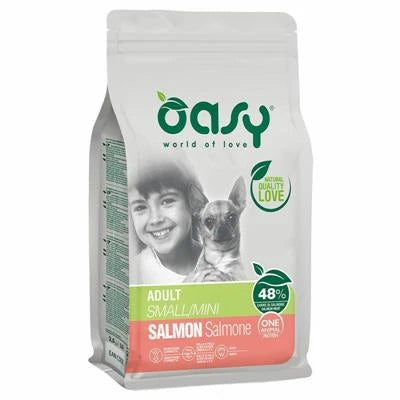 MANGIME SECCO PER CANI OASY DOG SMALL/MINI SALMONE KG 2,5