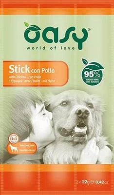 snack per Cani OASY STICK POLLO 3 X GR 12