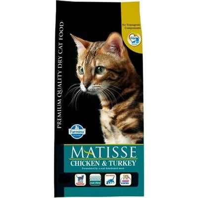 MANGIME SECCO PER GATTI MATISSE POLLO/TACCHINO/VEGETAL KG 10