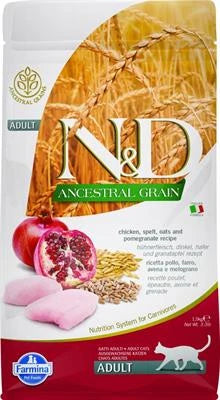 MANGIME SECCO PER GATTI ND CAT ANCESTRAL POLLO/MELOGRANO KG 1,5