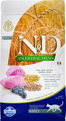 MANGIME SECCO PER GATTIND CAT ANCESTRAL AGNELLO/MIRTILLO KG 1,5