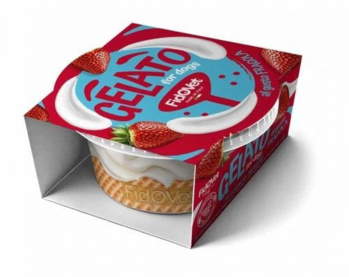 snack per Cani FIDOVET GELATO PER CANI FRAGOLA GR 40