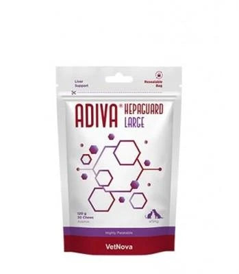 VETNOVA ADIVA HEPAGUARD LARGE 30 CHEWS GR 120