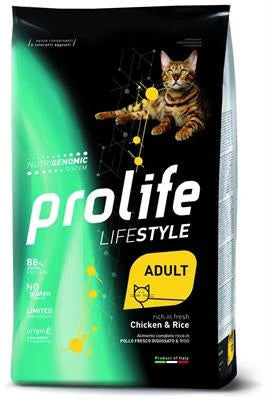 MANGIME SECCO PER GATTI PROLIFE CAT LIFESTYLE POLLO/RISO KG 1,5