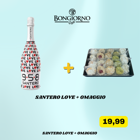 SPUMANTE LOVE SANTERO CL 75 + OMAGGIO