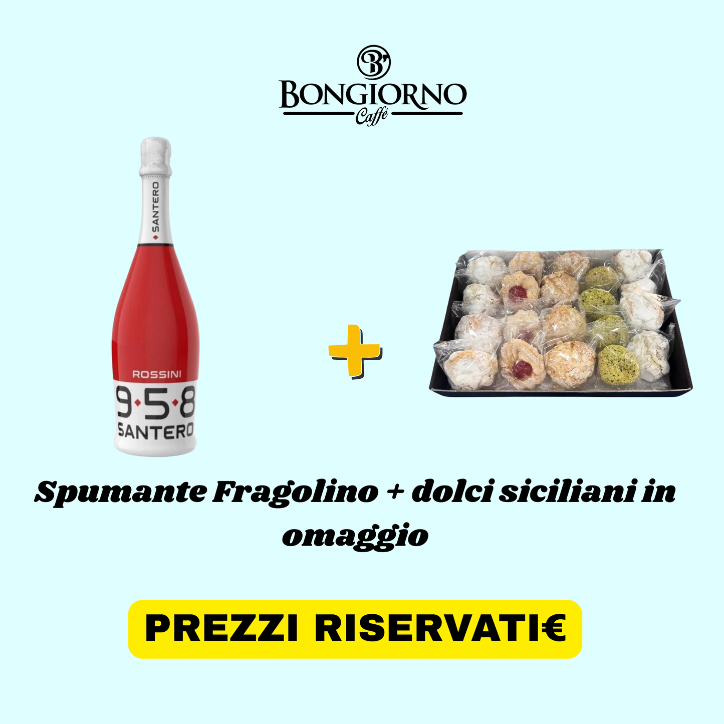 SPUMANTE SANTERO FRAGOLINO + OMAGGIO