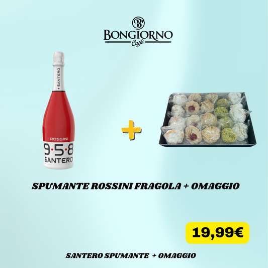 SPUMANTE SANTERO  ROSSINI FRAGOLA CL 75