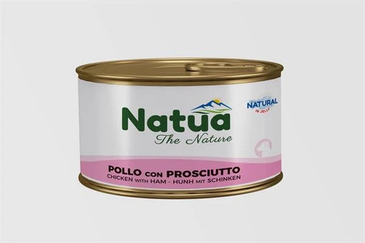 Cibo Umido Per Gatti NATUA CAT IN JELLY POLLO/PROSCIUTTO GR 85