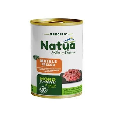 mangime umido per cani NATUA DOG MAIALE GR 400