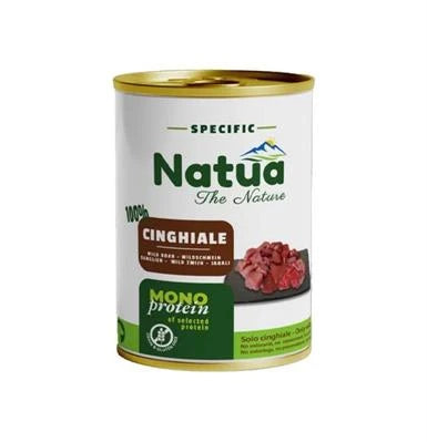 mangime umido per cani NATUA DOG CINGHIALE GR 400