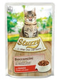 Cibo Umido Per Gatti STUZZYCAT BUSTE BOCCONI MANZO 24 x GR 85 NEW