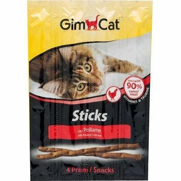 snack Per Gatti GIM CAT STICKS POLLAME
