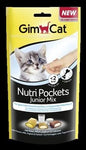 snack Per Gatti GIM CAT NUTRIENTE POCK JUNIOR MIX GR 60