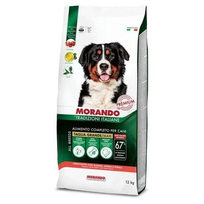 MANGIME SECCO  CANI LE TRADIZIONI ITALIANE DOG MAXI MANZO/AVENA/PISELLI KG 12