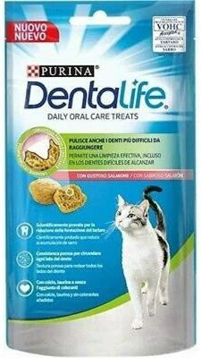 snack Per Gatti  DENTALIFE CAT SALMONE GR 40