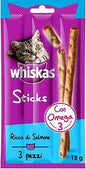 snack Per Gatti WHISKAS CATSTICK SALMONE GR 18