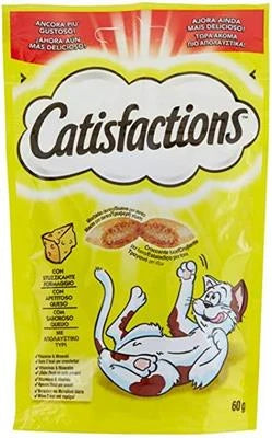 snack Per Gatti CATISFACTIONS FORMAGGIO 6 X GR 60