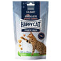 snack Per Gatti HAPPYCAT CRUNCHY SNACK SALMONE/PISELLI GR 70