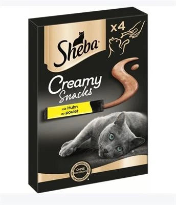 snack Per Gatti  SHEBA CREAMY SNACKS POLLO 4 X GR 12