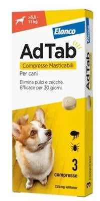 ADTAB COMPRESSE MASTICABILI PER CANI KG 5,5 - 11