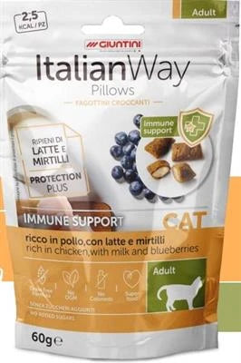 snack Per Gatti TALIAN WAY CAT PILLOW IMMUNE GR 60