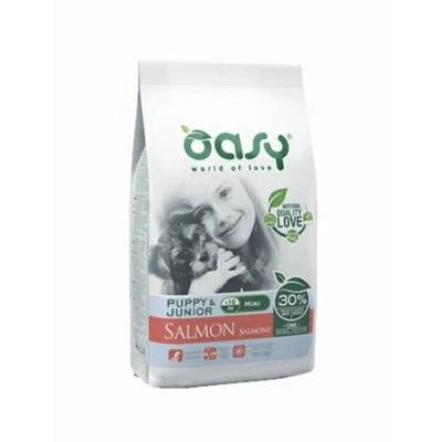 MANGIME SECCO PER CANI OASY PUPPY SMALL/MINI SALMONE KG 2,5