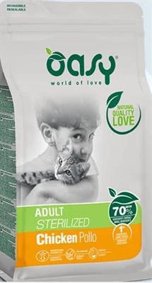 MANGIME SECCO PER GATTI OASY CAT STERILIZED KG 1,5