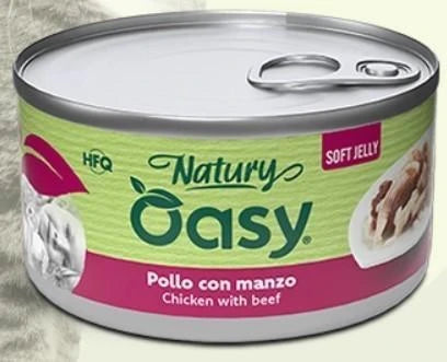 OASY CAT NATURY POLLO/MANZO GR 150