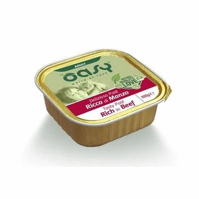 OASY CAT PATE' DELIZIOSO MANZO 16 X GR 100