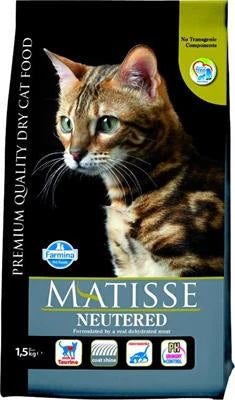 MANGIME SECCO PER GATTI MATISSE NEUTERED KG 1,5