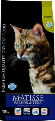 MANGIME SECCO PER GATTI MATISSE SALMONE/TONNO KG 10