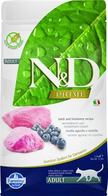 MANGIME SECCO PER GATTI  ND CAT PRIME AGNELLO/MIRTILLO KG 1,5