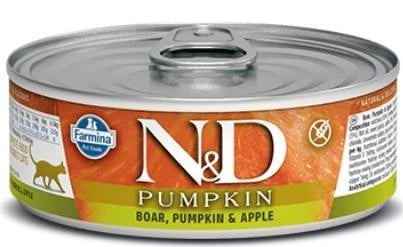 Cibo Umido Per Gatti ND UM CAT PRIME CINGHIALE/MELA GR 70