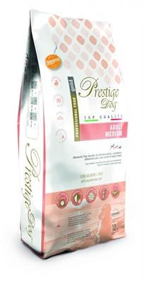 MANGIME SECCO PER CANI PRESTIGE DOG MEDIUM SALMONE KG 12
