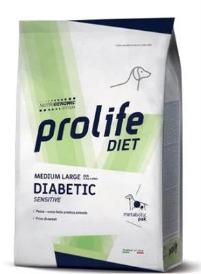 MANGIME SECCO PER CANI PROLIFE DOG MEDIUM/LARGE DIABETIC KG 8