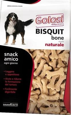 snack per Cani GOLOSI BISCOTTI BONE NATURALE KG 10