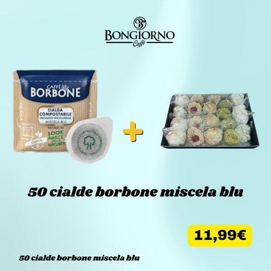 50 cialde borbone miscela blu