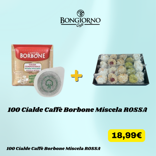 100 cialde borbone miscela rossa