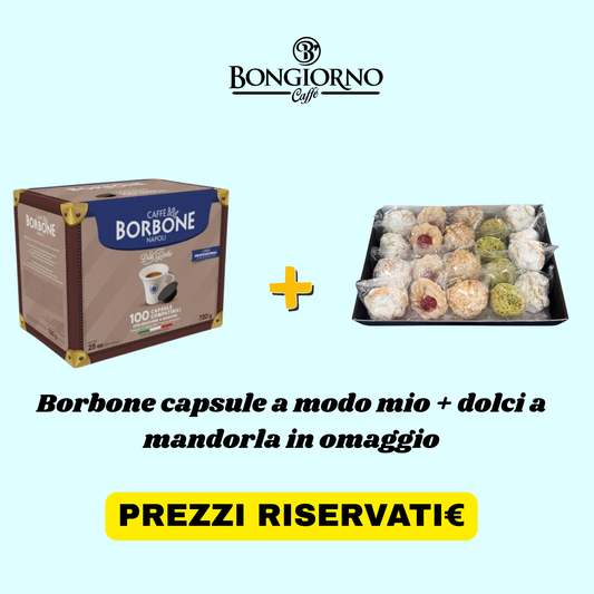 100 CAPSULE A MODO MIO LINEA BORBONE DON CARLO MISCELA BLU