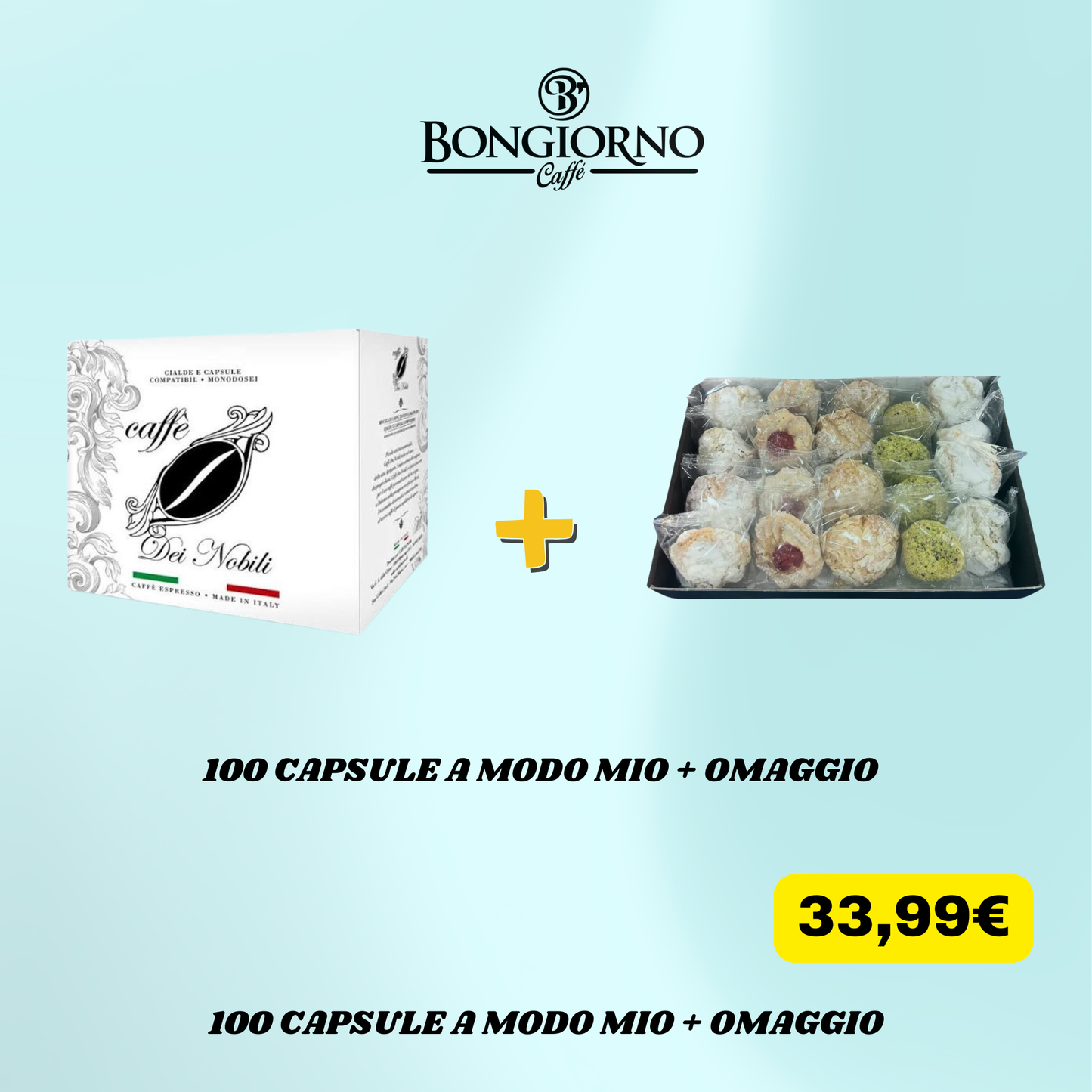 100 CAPSULE COMP. A MODO MIO CAFFè DEI NOBILI